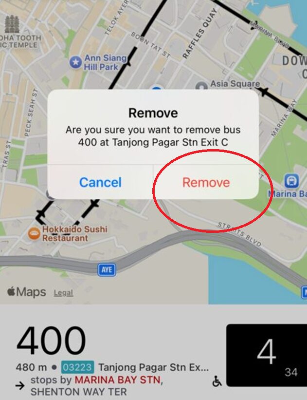 シンガポールでバス乗り換えがSG NextBusの自動化で便利に!iPhpne Hey Siri活用術