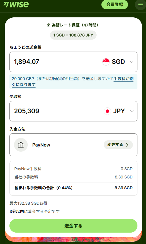 海外在住者向け、国民年金をお得に払う方法のYouTripとWise比較
